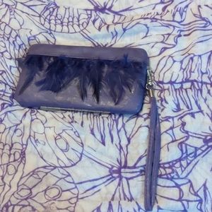 Cute Purple Feathered Wrislet